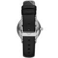 Emporio Armani Classic Quartz Black Dial Black Leather Strap Watch For Women - AR1600