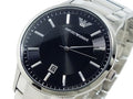 Emporio Armani Sportivo Black Dial Silver Stainless Steel Watch For Men - AR2457