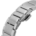 Emporio Armani Meccanico Automatic Black Dial Silver Steel Strap Watch For Men - AR60055