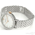 Emporio Armani Interchangeable Analog Mother of Pearl Dial Silver Steel Strap Watch For Women - AR80020