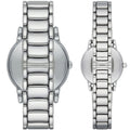 Emporio Armani Quartz White Dial Silver Steel Strap Watch For Men - AR90000