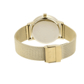 Armani Exchange Lola Analog Gold Dial Gold Mesh Strap Watch For Women - AX5536
