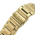Armani Exchange Hampton Chronograph Gold Dial Gold Steel Strap Watch For Men - AX2415