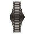 Emporio Armani Meccanico Automatic Black Dial Black Steel Strap Watch For Men - AR60010