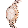 Michael Kors Bradshaw Chronograph Rose Gold Dial Rose Gold Steel Strap Watch for Women - MK5799