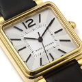 Marc Jacobs Vic Silver Dial Black Leather Strap Watch for Women - MJ1437