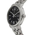 Marc Jacobs Fergus Black Dial Silver Steel Strap Watch for Men - MBM5075