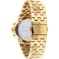Tommy Hilfiger Jenna Quartz White Dial Gold Steel Strap Watch for Women - 1782069