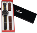 Tissot T Sport Supersport Chrono Tour De France Black Dial Black Nylon Strap Watch for Men - T125.617.17.051.00