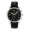Tissot T Race PRC 200 Chronograph Quartz Black Dial Black Leather Strap Watch for Men - T17.1.526.52
