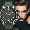 Gucci Dive Black Dial Green Rubber Strap Watch For Men - YA136310
