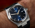 Tissot PRX Blue Dial Blue Leather Strap Watch for Men - T137.410.16.041.00