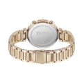 Hugo Boss Flawless Quartz White Dial Gold Steel Strap Watch for Women -1502531