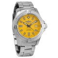 Breitling Avenger Automatic 45mm Seawolf Yellow Dial Silver Steel Strap Strap Watch for Men - A17319101/1A1