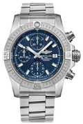 Breitling Avenger Chronograph 45mm Blue Dial Silver Steel Strap Watch for Men - A13317101C1A1