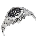Breitling Avenger Chronograph 43 Black Dial Silver Steel Strap Watch for Men - A13385101B1A1