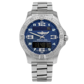 Breitling Aerospace Evo Blue Dial Silver Steel Strap Watch for Men - E79363101C1E1