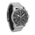 Breitling Superocean Heritage Chronograph 44 Black Dial Silver Mesh Bracelet Watch for Men - A13313121B1A1