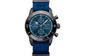Breitling Superocean Heritage Chronograph 44 Outerknown Blue Dial Blue NATO Strap Watch for Men - M133132A1C1W1