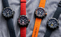 Breitling Endurance Pro Princeton University Edition Black Dial Orange Rubber Strap Watch for Men - X823104C1B1S1