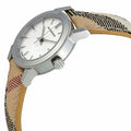 Burberry The City Nova Silver Dial Brown Leather Strap Watch for Women - BU9212