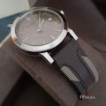 Burberry The City Grey Dial Leather Strap Watch for Men - BU9020