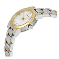 Burberry The City Silver Dial Two Tone Steel Strap Watch for Women - BU9217