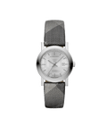 Burberry The City Silver Dial Multicolored Leather Strap Watch for Women - BU1873