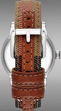 Burberry Utilitarian White Dial Multicolor Leather Strap Watch for Women - BU7824