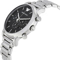 Emporio Armani Luigi Black Dial Silver Steel Strap Watch For Men - AR1894