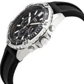 Fossil Garrett Chronograph Black Dial Black Rubber Strap Watch for Men - FS5624