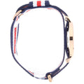 Daniel Wellington Classic Canterbury White Dial Two Tone NATO Strap Watch For Women - DW00100030