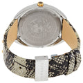 Versace Shadov Quartz Silver Dial Snakeskin Green Leather Strap Watch for Women - VEBM00718