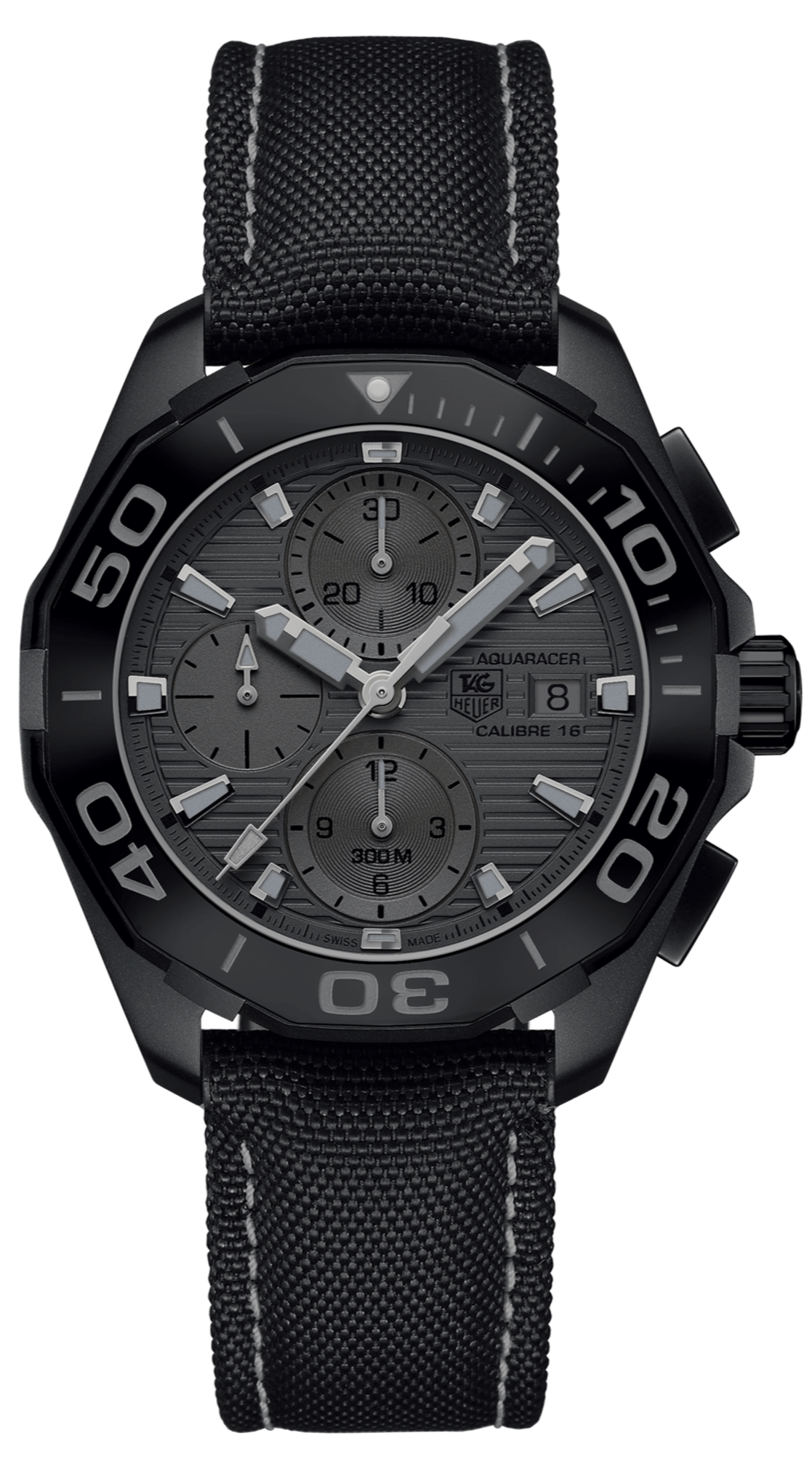 Tag Heuer Aquaracer Titanium Grey Dial Watch for Men - CAY218B.FC6370