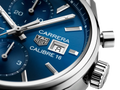 Tag Heuer Carrera Chronograph 41mm Blue Dial Silver Steel Strap Watch for Men - CBK2112.BA0715