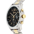 Hugo Boss Professional Black Dial Two Tone Steel Strap Watch for Men - 1513529