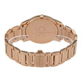 Calvin Klein City White Dial Rose Gold Steel Strap Watch for Men - K2G21646