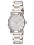 Calvin Klein City White Dial Silver Steel Strap Watch for Women - K2G23146