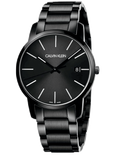 Calvin Klein City Quartz Black Dial Black Steel Strap Watch for Men - K2G2G4B1