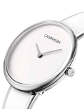 Calvin Klein Seduce White Dial Two Tone Steel Strap Watch for Women - K4E2N116