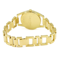 Calvin Klein Dainty White Dial Gold Steel Strap Watch for Women - K7L23546