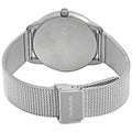 Calvin Klein Minimal White Dial Silver Mesh Bracelet Watch for Men - K3M51152