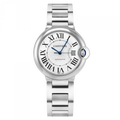 Cartier Ballon Bleu De Cartier Silver Dial Silver Steel Strap Watch for Women - WSBB0044