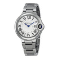 Cartier Ballen Bleu De Cartier Silver Dial Silver Steel Strap Watch for Women - W6920084