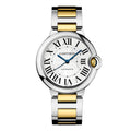 Cartier Ballon Bleu de Cartier Silver Dial Two Tone Steel Strap Watch for Women - W2BB0030