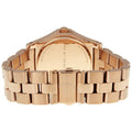 Marc Jacobs Rivera White Dial Rose Gold Steel Strap Watch for Women - MBM3135