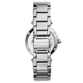 Michael Kors Parker Mother of Pearl Dial Diamonds Silver Steel Strap Watch for Women - MK5572