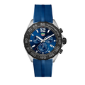 Tag Heuer Formula 1 Chronograph Blue Dial Blue Rubber Strap Watch for Men - CAZ101AV.FT8077
