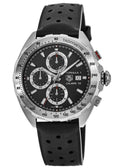 Tag Heuer Formula 1 Calibre 16 Black Dial Black Leather Strap Watch for Men - CAZ2010.FT8024