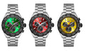 Tag Heuer Formula 1 Chronograph Green Dial Silver Steel Strap Watch for Men - CAZ101AP.BA0842